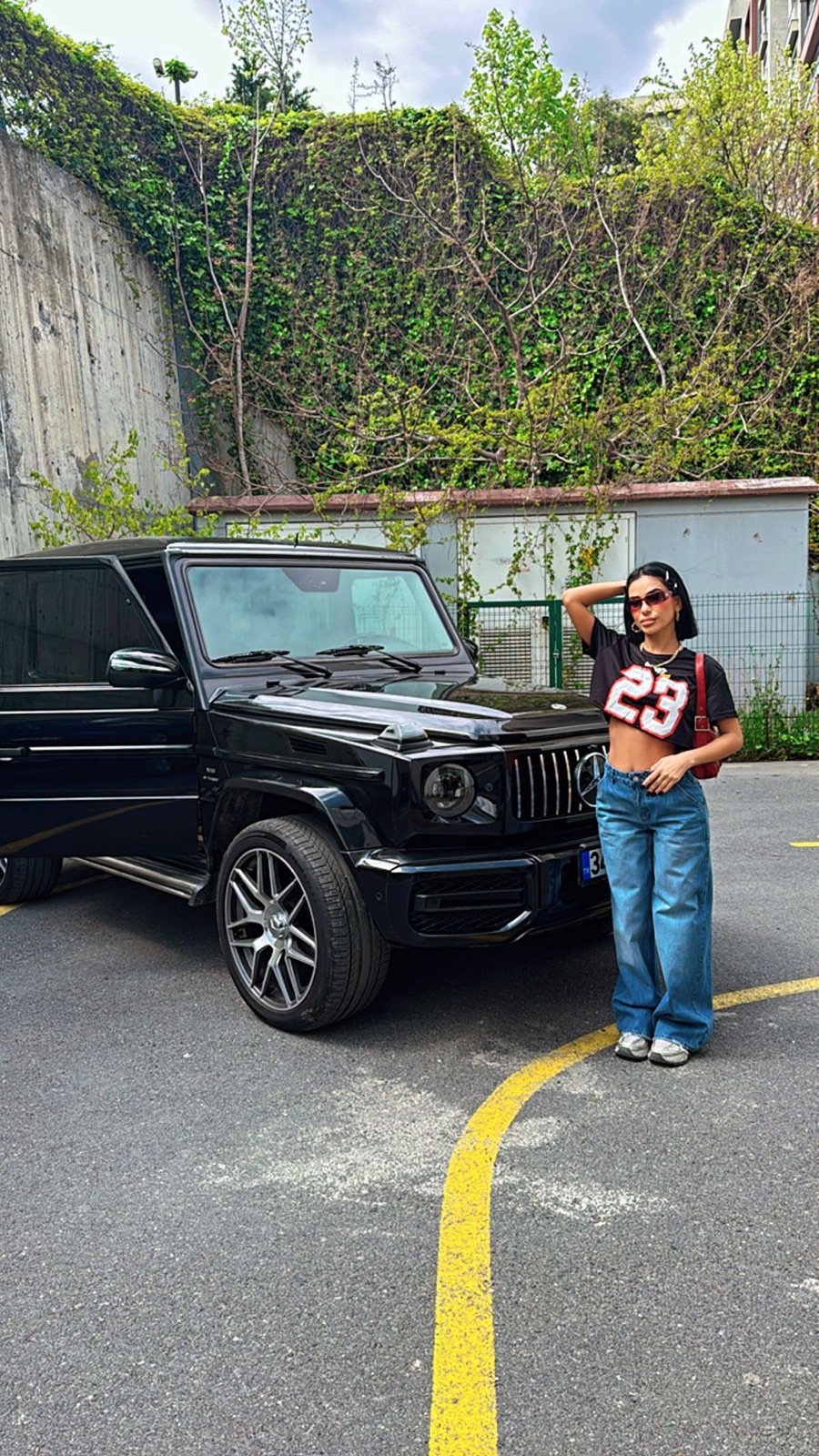 Mercedes G63 AMG — moda çekimi, İstanbul